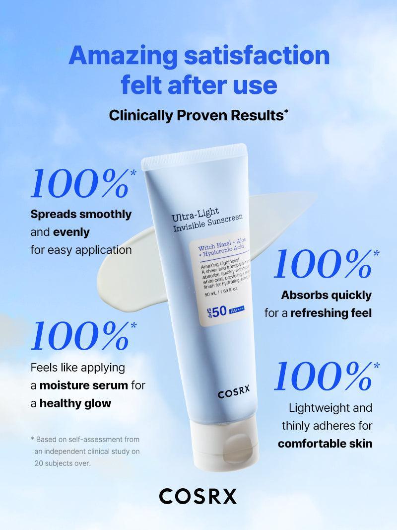COSRX Ultra-Light Invisible Sunscreen SPF50 - 50ml
